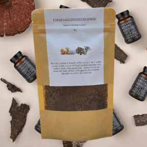 Dual Extracted 4 Mushroom Powder