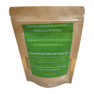 Organic Matcha with Extracted Reishi Mushrooms Drink Mix